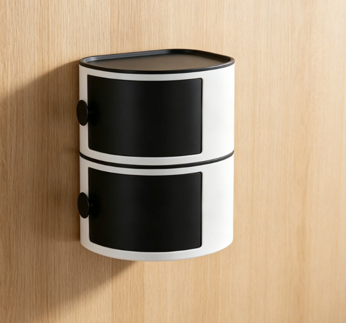 Medium-sized Wall-mounted Dressing Table Shelf – No drilling required, space-saving, bathroom storage box